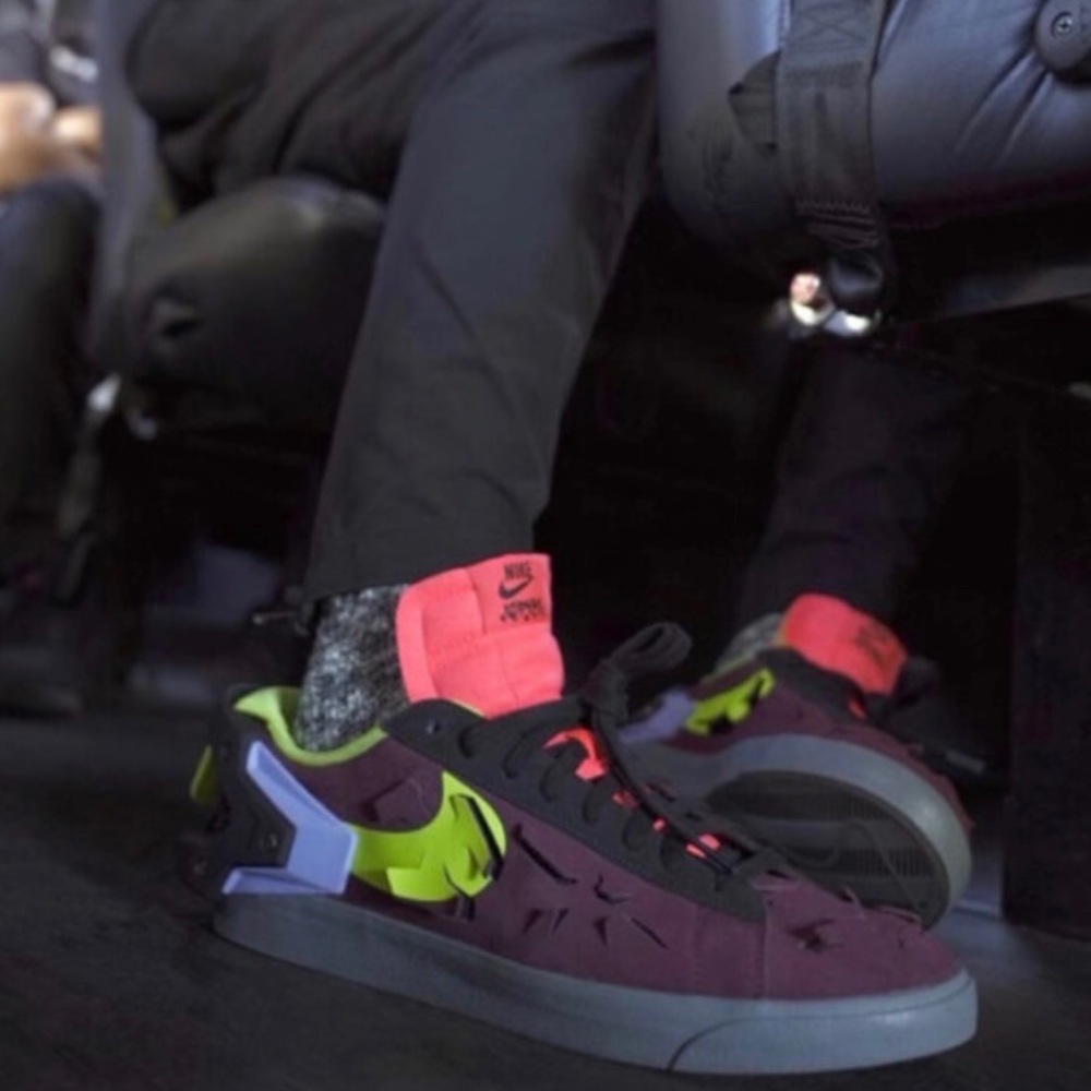 ✔️New✔️ NIKE Blazer Low X Acronym Night Maroon
